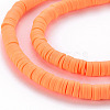 Handmade Polymer Clay Bead Strands CLAY-T002-6mm-42-3