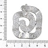 304 Stainless Steel Big Pendants STAS-G363-02P-3