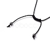 Adjustable Non-magnetic Synthetic Hematite Necklaces NJEW-JN02704-02-4