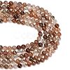 Natural Black Gold Rutilated Quartz Beads Strands G-L657-B02-10mm-5