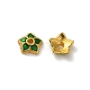 Alloy Enamel Beads Caps X-FIND-G074-02G-1