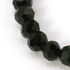 Faceted Glass Round Beads Strands X-GF4mmC27-1