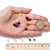18 Colors Transparent Glass Beads FGLA-X0001-04A-6mm-7