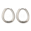 Tarnish Resistant Stainless Steel Hoop Earrings X-EJEW-P232-02P-1