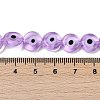 Handmade Evil Eye Lampwork Beads Strands LAMP-G164-10C-02-4