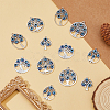12Pcs 6 Styles Tibetan Style Alloy Pendants FIND-FH0009-09-4