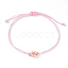 Adjustable Glass Seed Bead Link Bracelets DH6590-11-1