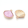 Alloy Acrylic Pendants OACR-T028-38-2