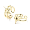 Brass Open Cuff Rings RJEW-D016-02G-1