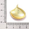 Real 18K Gold Plated Rack Plating Brass Enamel Pendants KK-M293-32G-02-3