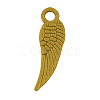 Tibetan Style Alloy Wing Charms TIBEP-3344-AG-NR-1