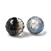 Transparent Electroplate Glass Beads GL-CBA2F3D-01-2