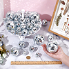 81Pcs 5 Styles Glass Pendants FIND-GW0001-02-3