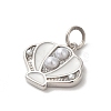 Rack Plating Brass Enamel Pendants KK-Z056-35P-01-2