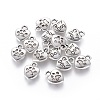 Tibetan Style Alloy Charm Enamel Settings X-TIBEP-23882-AS-FF-2
