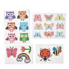DIY Owl & Butterfly & Insect Diamond Painting Stickers Kits For Kids DIY-O016-10-2