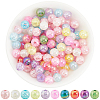 Transparent Crackle Acrylic Beads PACR-PA0001-18B-1