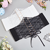 Cloth Wide Elastic Corset Belts AJEW-WH0505-62B-5