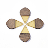 Resin & Wood Pendants X-RESI-S358-23D-1