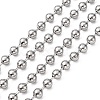 Tarnish Resistant 304 Stainless Steel Ball Chains CHS-A002B-1.5mm-1