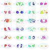 Plastic Face Paint Stencils DIY-WH0304-582B-1