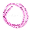 Baking Paint Electroplated Synthetic Non-magnetic Hematite Beads Strands G-H072-A01-01G-2