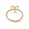 Real 18K Gold Plated 304 Stainless Steel Adjustable Finger Ring RJEW-L115-01G-04-3