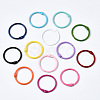 Spray Painted Iron Split Key Rings X-IFIN-T017-01-2