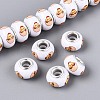 Opaque Resin European Beads RPDL-T004-01P-1