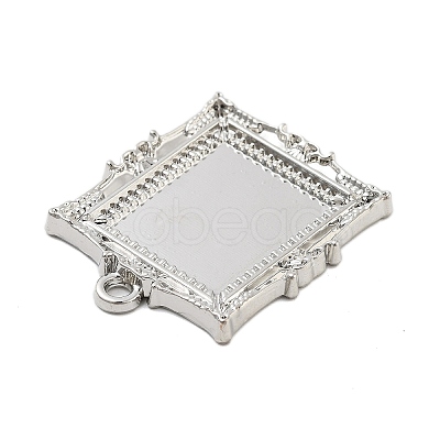 Rack Plating Alloy Pendant Cabochon Settings FIND-Z054-16P-1