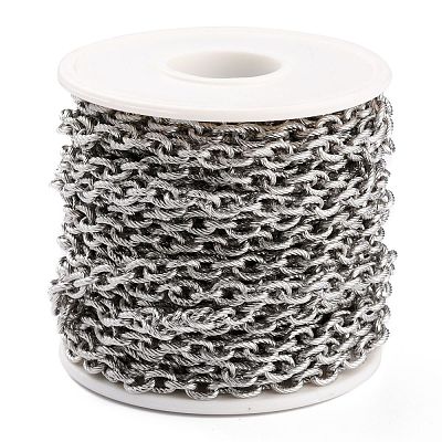 Tarnish Resistant 304 Stainless Steel Rolo Chains CHS-O010-02P-1