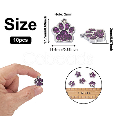 Alloy Enamel Charms ENAM-TAC0001-05H-1