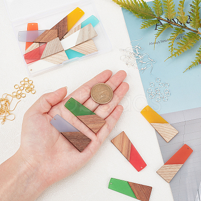 DIY Dangle Earring Making Kits DIY-OC0006-30-1