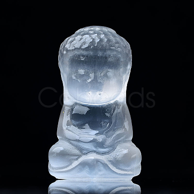 Buddha Natural Selenite Figurines DJEW-PW0021-01-1