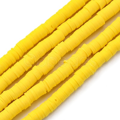 Handmade Polymer Clay Beads Strands CLAY-R089-8mm-Q035-1