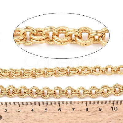 Double Link 304 Stainless Steel Cable Chain CHS-G049-03G-01-1