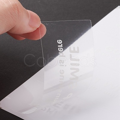 Waterproof PVC Self-Adhesive Stickers DIY-A031-10-1