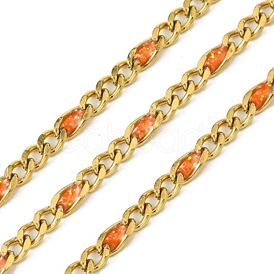 Ion Plating(IP) 304 Stainless Steel Enamel Chains CHS-Q005-06G-05-1