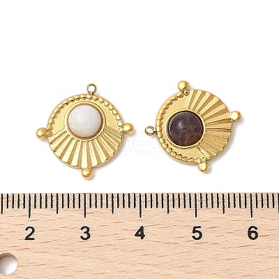 Natural Mixed Stone Pendants STAS-F312-12G-1