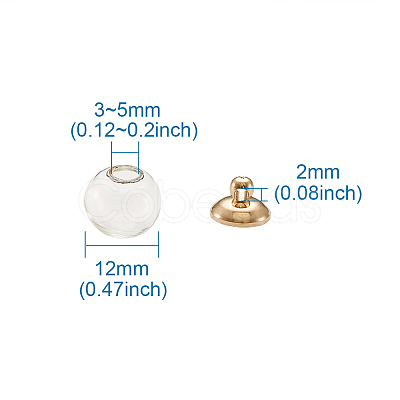 DIY Pendant Making DIY-TA0002-28-12mm-G-1
