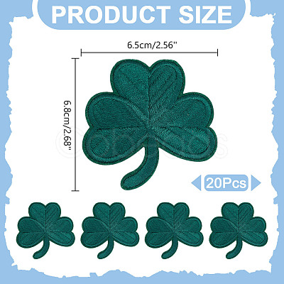 Computerized Embroidery Cloth Patches PATC-WH0002-065B-1