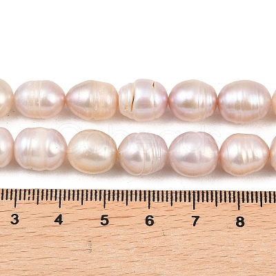 Natural Cultured Freshwater Pearl Beads Strands PEAR-F020-24B-1