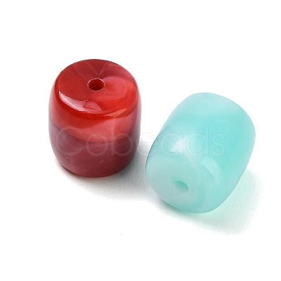 Two Tone Opaque Acrylic Beads AC-CBADA7D-07-1