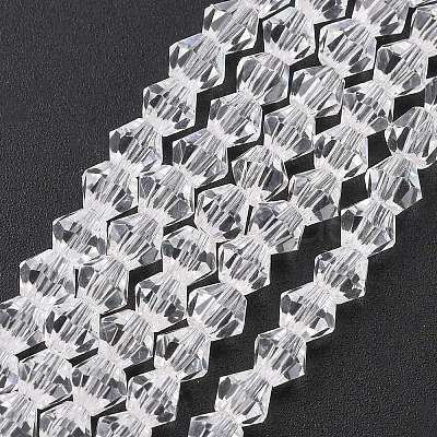 Imitate Austrian Crystal Bicone Glass Beads Strands LS-GLAA-F029-4x4mm-13-1