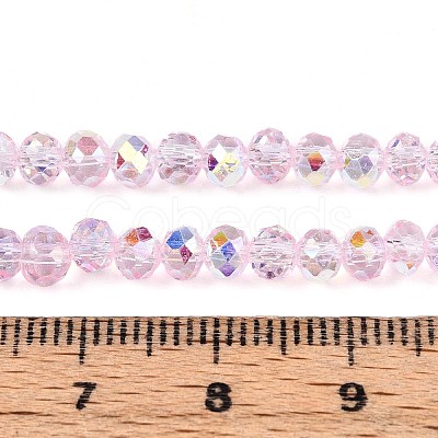 Transparent Glass Beads Strands EGLA-N016-4mm-04-1