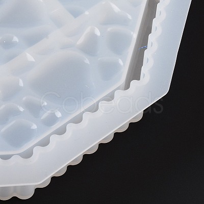 Polygon Jewelry Tray Food Grade Silicone Molds DIY-D074-02-1