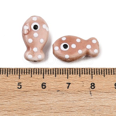 Handmade Porcelain Beads X-PORC-B009-03-1