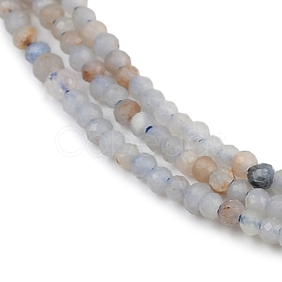 Natural Angelite Beads Strands G-RM2025-A31-2mm-1