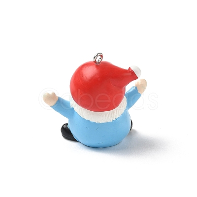 Christmas Theme Opaque Resin Pendants RESI-I336-01P-09-1
