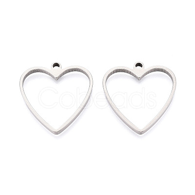 201 Stainless Steel Pendants STAS-T064-84P-01-1